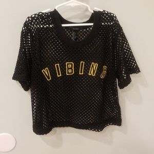 Fishnet Crop Top ~ FIRM PRICE
